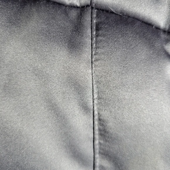 ELIE Tahari down puffer funnel neck coat parka jacket gray XS small - Picture 4 of 16